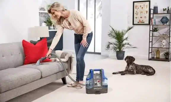 Using VAX Upholstery Cleaner